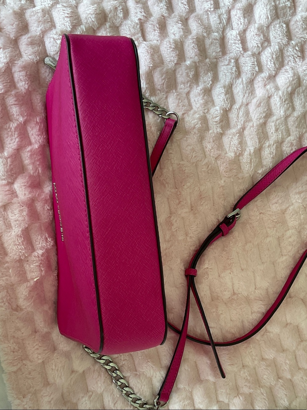 Michael Kors Hot Pink Saffiano Leather Crossbody - Picture 4 of 7